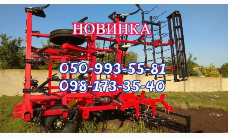 ПРОДАМ Сплошной культиватор КПС-8 5-ти рядный с катком и пружинными боронами - фото № 1
