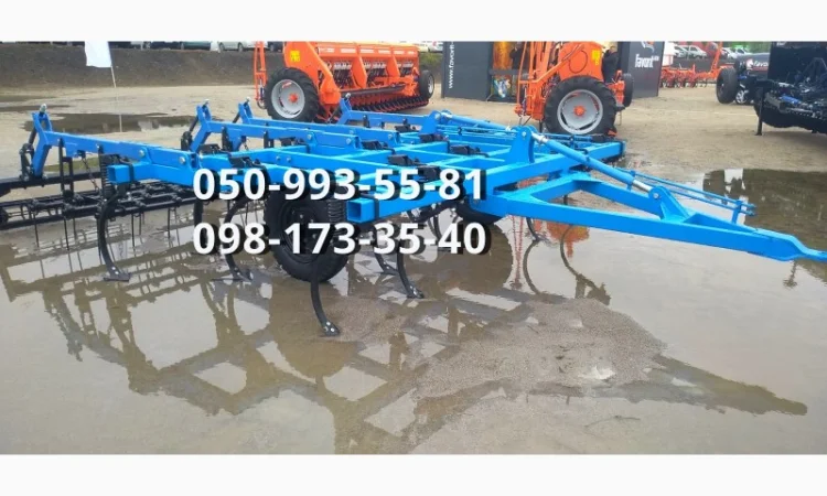 Усиленный культиватор КГШ-4 полевой широкозахватный - фото № 1