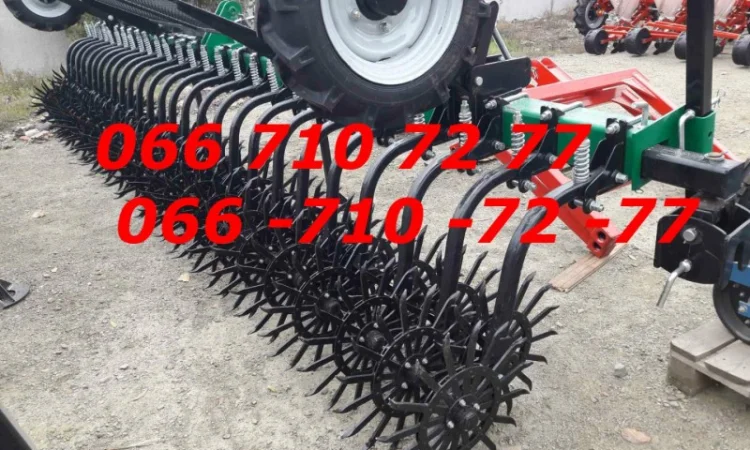 Борона культиватор МОТЫГА 6-метровая с транспортным устройством и защитой на фото - фото № 2