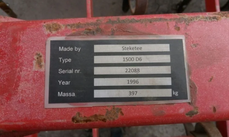 Продам культиватор Steketee 1500 D6 - фото № 3