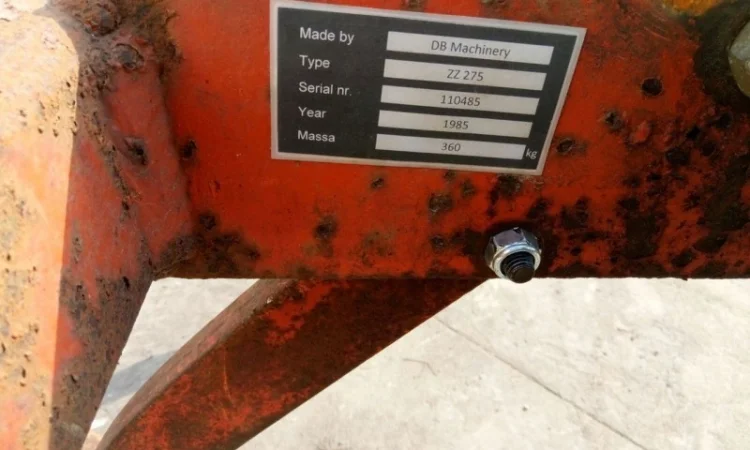Культиватор DB Machinery ZZ275 - фото № 7