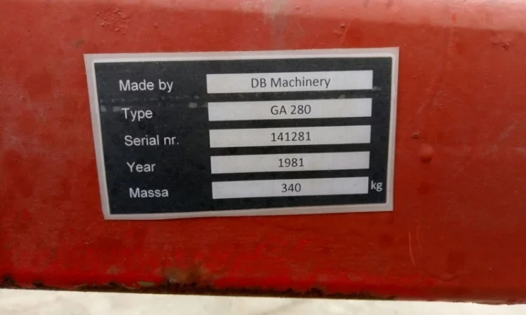 Продам Культиватор DB Machinery GA280 - фото № 6