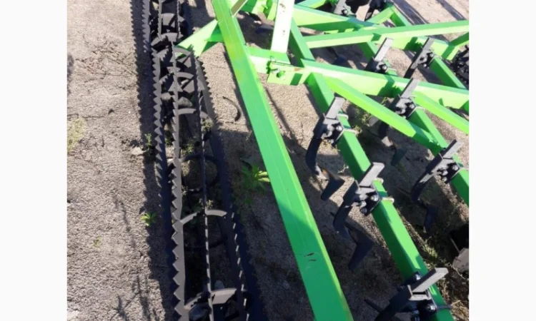 Культиватор для суцільного обробітку 3, 2 м з катком стрілчасті лапи - фото № 2