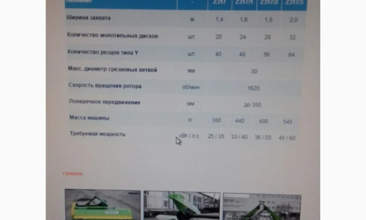 Подрібнювач, мульчилятор BOMET 1, 2-1, 4-1.6 та 1, 8м 2, 0 - фото № 11