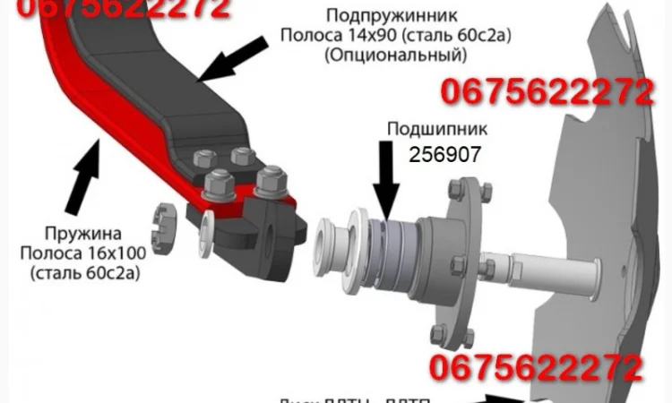 Лущильник дисковый от 2.4 до 7 метров - фото № 5