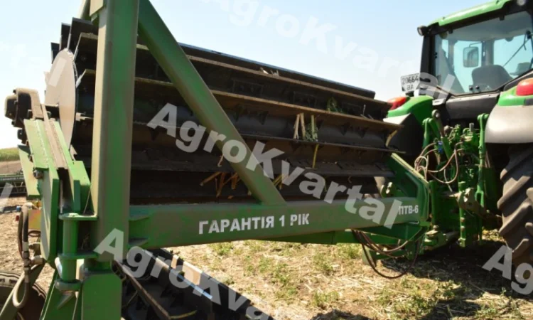 Тяжелый измельчитель каток ПТВ-6 вес 3500 кг под трактор 150 л.с. для измельчение - фото № 1