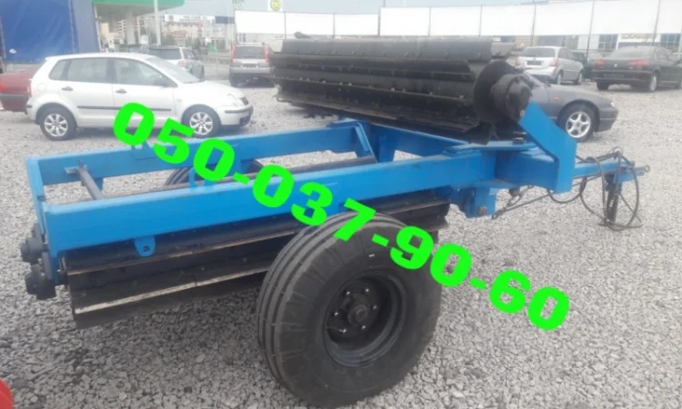 Демонстрационный измельчитель-каток остатков ПРР-6 или Кзк-6-04, после дня поля - фото № 2