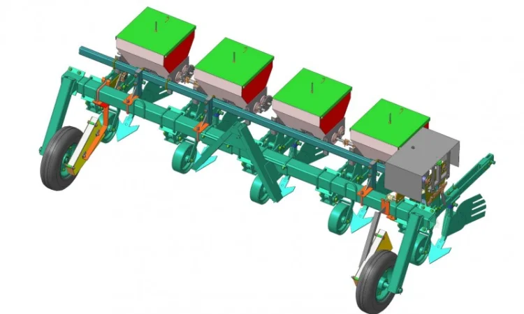 Культиватор окучник навесной КОН-2, 8А с роторами и подкормкой - фото № 3
