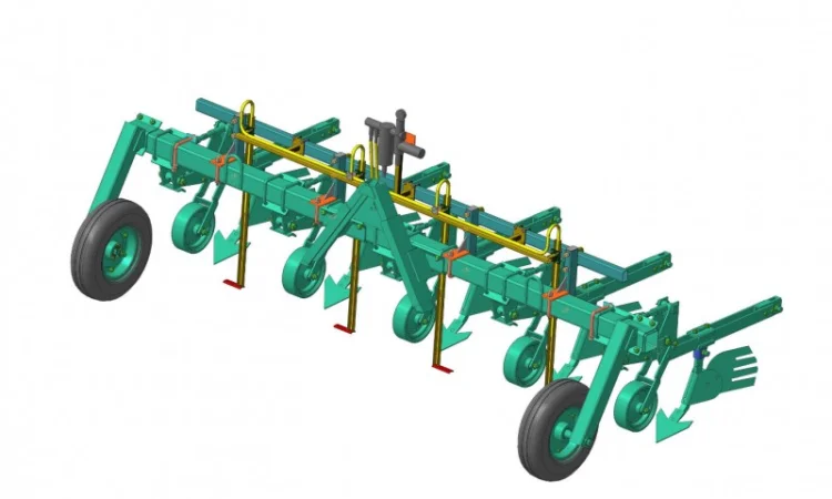 Культиватор окучник навесной КОН-2, 8А с роторами и подкормкой - фото № 4