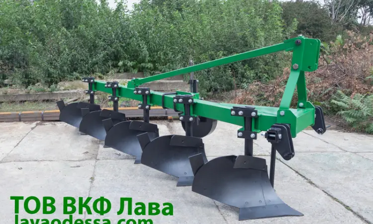 Плуг ПБЛ 5-40 А на високих круглих стійках. Завод - фото № 1