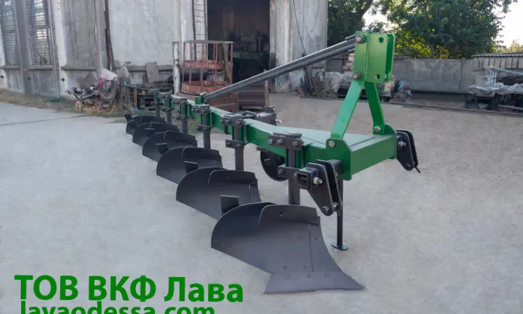 Плуг ПБЛ 6-40 на високих круглих стійках - фото № 1