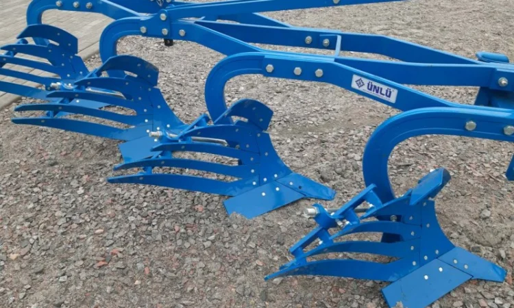 Навісний турецький плуг 3-х корпусний Unlu ексцентричний - фото № 3