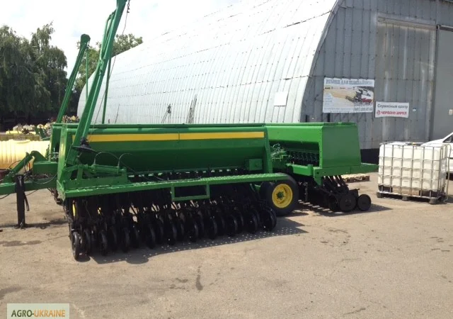 3-х секционная Сеялка зерновая механика джон Дир John Deere 455 9, 1м - фото № 3