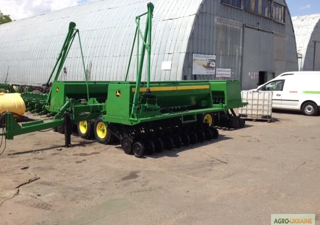 3-х секционная Сеялка зерновая механика джон Дир John Deere 455 9, 1м - фото № 4