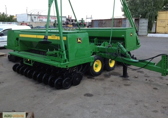 3-х секционная Сеялка зерновая механика джон Дир John Deere 455 9, 1м - фото № 5