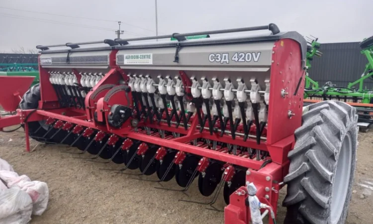 Сівалка зернотукова варіаторна СЗД 4.2 прикотуючі колеса - фото № 1