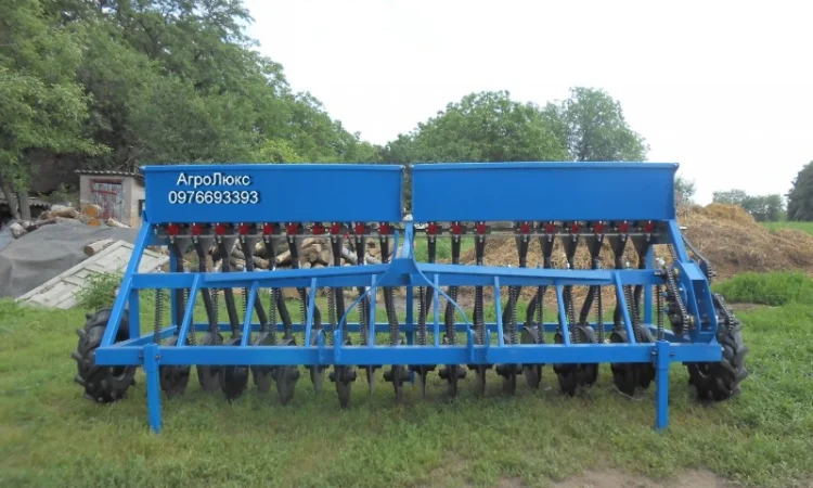 Сівалка причіпна.Сеялка прицепная Зерновая GreenTerraБюджет, СЗ1, 8-3, 6м - фото № 1