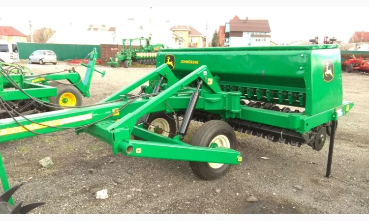 Зерновая Сеялка Джон дир 455 3 м - фото № 1