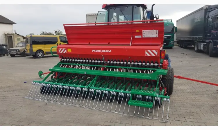 Сівалка зернова 4 м. Agro-Masz SR400 (Дводисковий сошник) не Amazone D9 - фото № 1