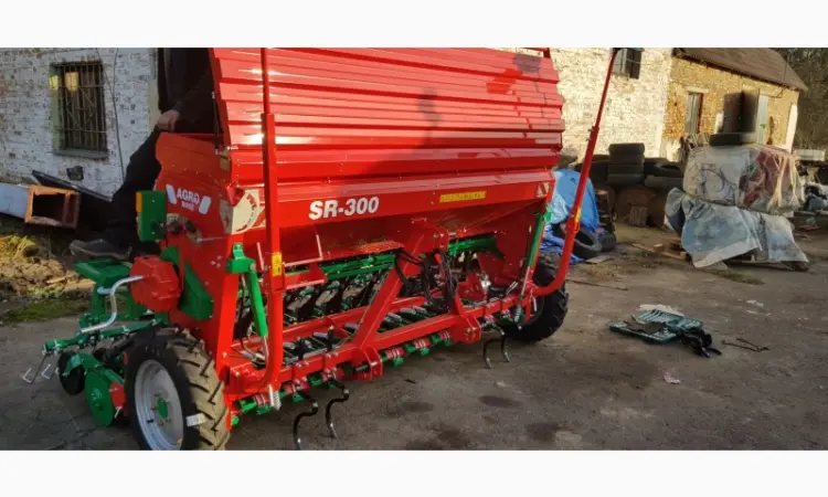 Сівалка зернова 3 м Agro-Masz SR300 (Дводисковий сошник) не Amazone D9 - фото № 1