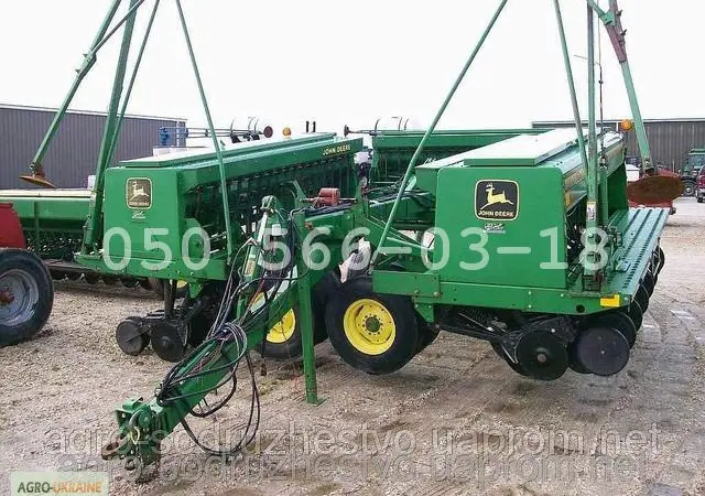 Сеялка зерновая John Deere 455 (9 - фото № 1