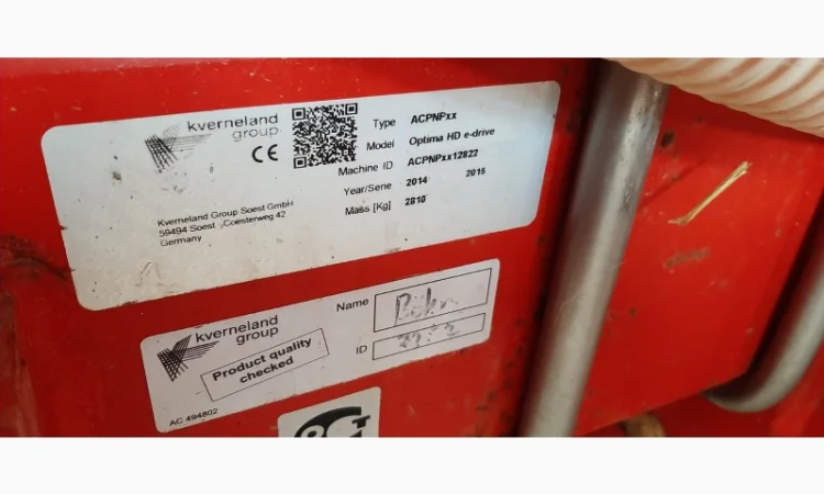 Сівалка пропашна 8-рядкова Kverneland Optima HD e-drive - фото № 9