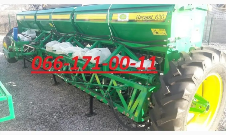 Мега сеялка Harvest 630 - 02 (з прикатуючими катками - фото № 1