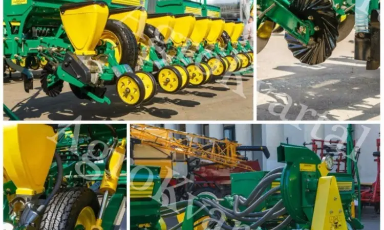 Сеялка Harvest 560 (прицепная)+Система контроля высева «HARVEST OS» Пневматическая сеялка - фото № 1