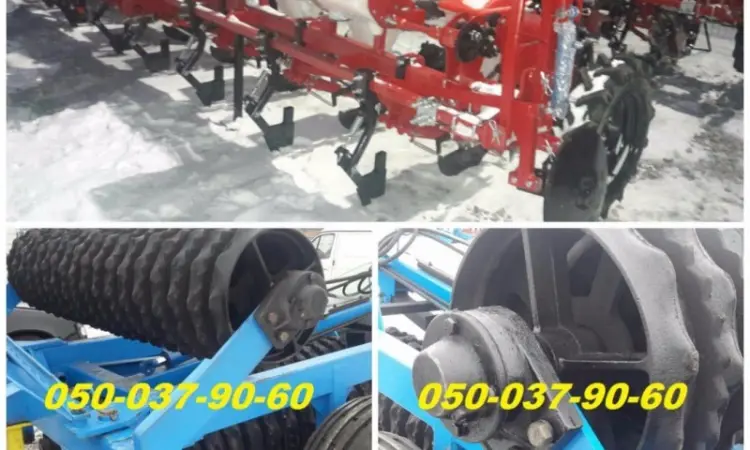 Сеялка с завода УПС-8+ каток Кзк-6-01 новый +сигналка Нива 12 ( хороший % скидки если все) - фото № 1