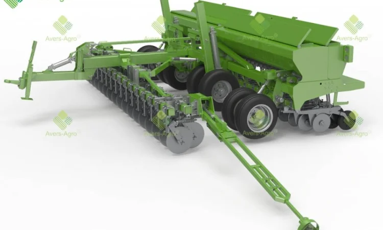 Сеялка дисковая green plains 1500 - фото № 1