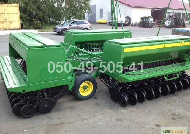 Зерновая сеялка Джон Дир 455 John Deere 455 9.1 м./15 см./сухие удобрения - фото № 1