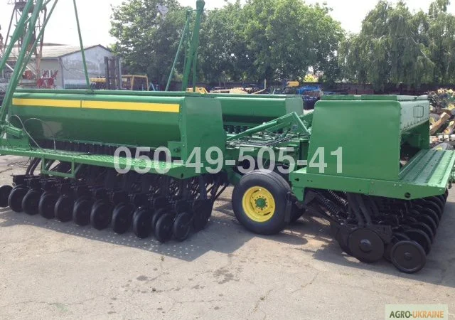 Зерновая сеялка Джон Дир 455 John Deere 455 9.1 м./15 см./сухие удобрения - фото № 7