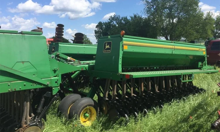 Зерновая сеялка Джон Дир John Deere 455 10.7 м. 15 см. с сухими - фото № 2