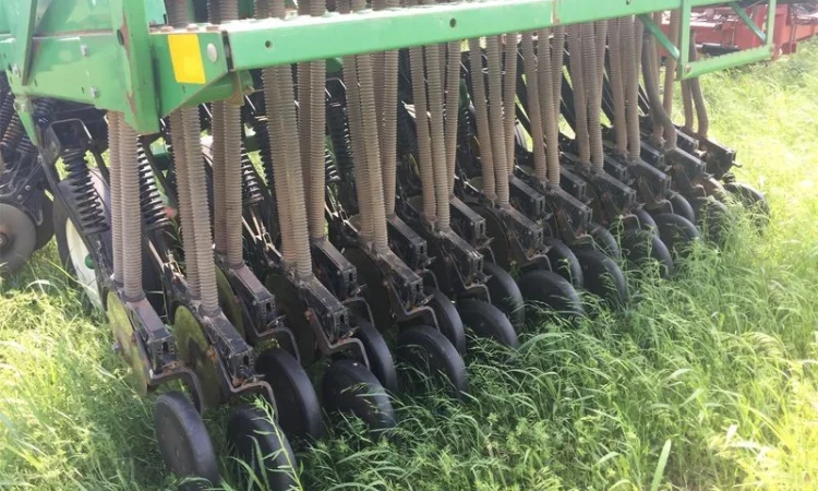 Зерновая сеялка Джон Дир John Deere 455 10.7 м. 15 см. с сухими - фото № 3