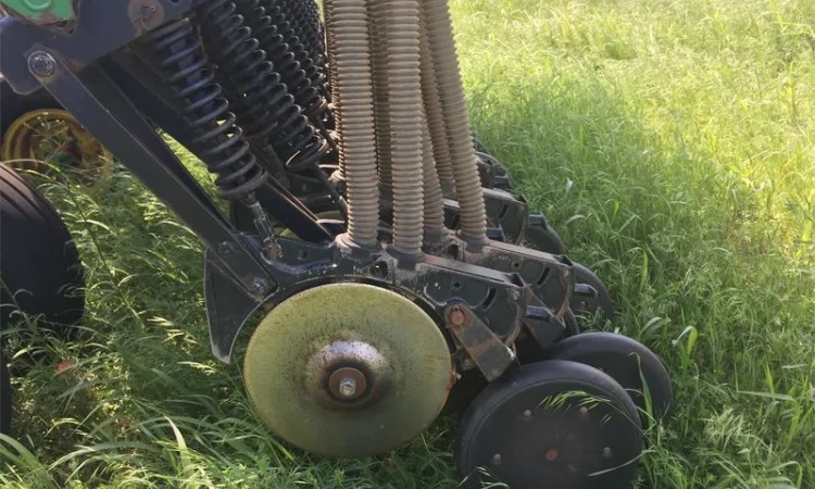 Зерновая сеялка Джон Дир John Deere 455 10.7 м. 15 см. с сухими - фото № 4