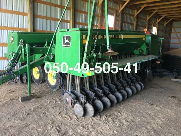 Из США б/у сеялка Джон Дир JOHN DEERE 455 9, 1 м. сухие, м/р 15 см - фото № 1