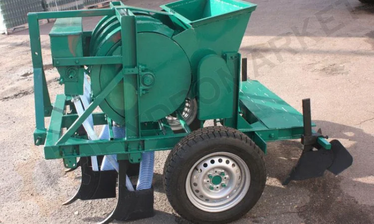 Чесночная сажалка для трактора. Сеялка для посадки чеснока (лука, тюльпанов) прицепная - фото № 4