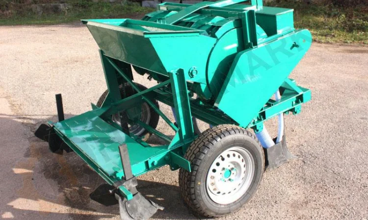 Чесночная сажалка для трактора. Сеялка для посадки чеснока (лука, тюльпанов) прицепная - фото № 5