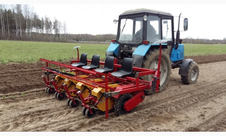 Машина рассадо-посадочная МРП под пленку (для помидоров, капусты, перца, огурцов) - фото № 2