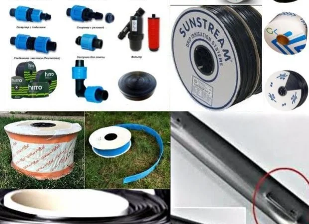 Капельна cтрічка намотка 50м - 2000М Капельная лента шаг 10см 20см 30см - фото № 1