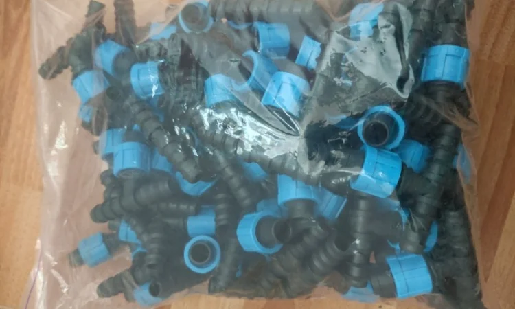 Тройник капельной ленты DN16*17*16 Santehplast SL-021 Упаковка 50 штук - фото № 3