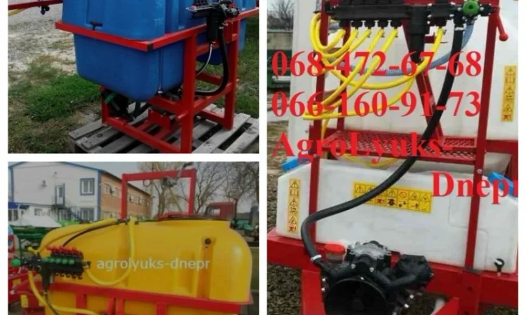 Продажа, опрыскивателей навесного и прицепного типа 600л -2500л - фото № 1