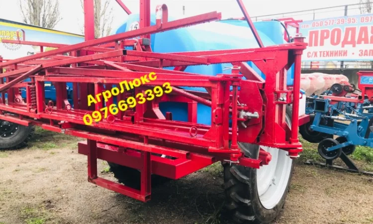 Опрыскиватель прицепной ОП-2000 или 2500-18 штанга ТРОЙНА форсунка кас - фото № 2