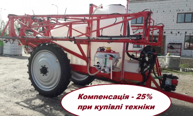 Польовий штанговий обприскувач 3000 л штанга 18, 21, 24 м - КОМПЕНСАЦІЯ - 25% - фото № 1