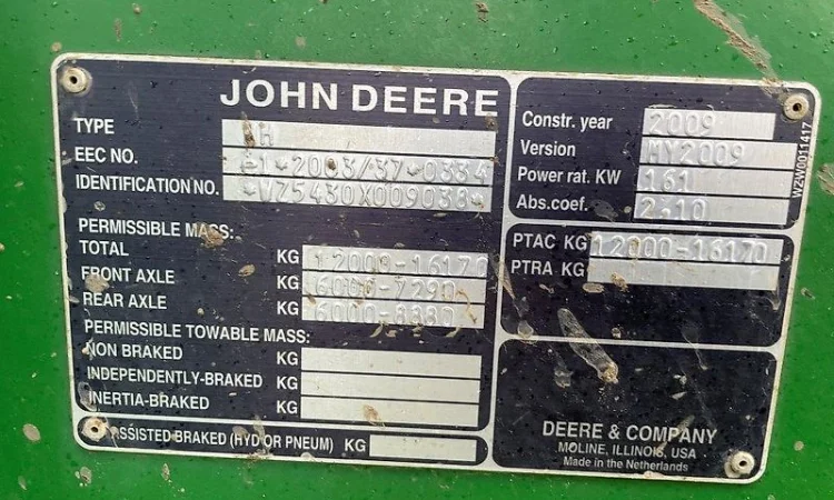 Обприскувач самохідний John Deere 5430i (2009) - фото № 9