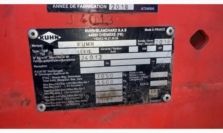 Обприскувач KUHN LEXIS 3000 штанга 28м - фото № 3