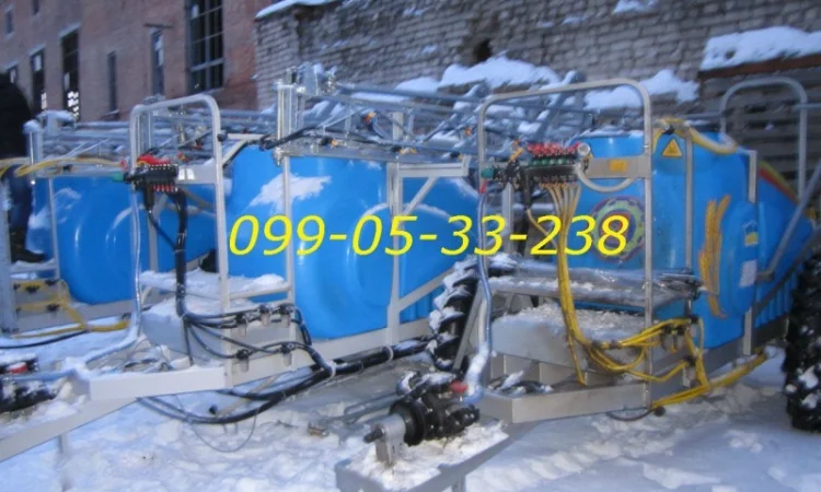 Опрыскиватель максус-18 прицепной 2000л./18м.+боковой смеситель+компьютер Максус Сегодня - фото № 1