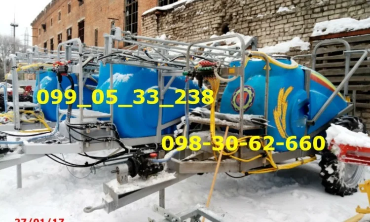 Обприскувачі МАКСУС 2000 КАС, з оцинкованою крилами ширина захватц 18 -21 м. з розподіл - фото № 1