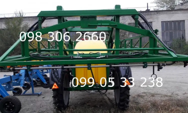 Презентация опрыскиватель прицепной ОП-2000 штанга 21м гидравлика 100% - фото № 9