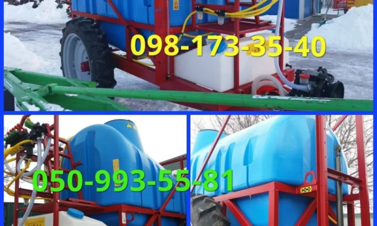 ОП-2000 / ОП2500 Polmark на гідравліці, причіпний Польща - фото № 1